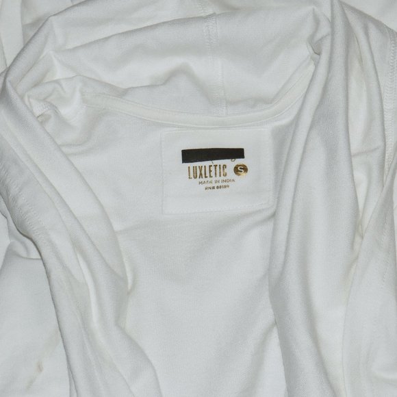 Lilly Pulitzer Luxletic Caspain Wrap Easy Terry Drawcord Robe Top S - Picture 6 of 6